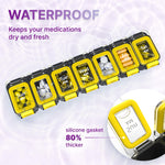 Load image into Gallery viewer, Weekly Pill Organizer 2 Times A Day Airtight Pill Box 7 Day Am Pm Vitamin