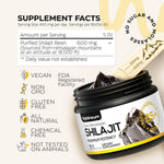 Load image into Gallery viewer, Shilajit Resin Shilajit Pure Himalayan Organic for Maximum Potency Energy Immunity and Detox Natural Himalayan Mumiyo for Men and Women with Trace Minerals and Fulvic Acid 83 Servings 50g