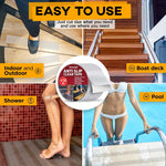 Load image into Gallery viewer, Grip Tape Heavy Duty Anti Slip Tape Clear Waterproof Outdoor Indoor 4 In x35 Ft