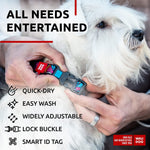 Load image into Gallery viewer, WAUDOG Nylon Dog Collar Adjustable Dog Collar for Large Dogs Small & Medium Dogs Breakaway Puppy Collars for Large Breed Dogs Boy & Girl Dog Collars with Durable Plastic Buckle and QR Dog Tag