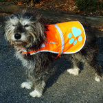 Load image into Gallery viewer, Reflective Dog Vest S Size Chest Size 27.5 In Neck Size 19 in Orange Hi