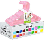 Load image into Gallery viewer, Hangers for Adult Size Clothing Plastic Ideal for Everyday Standard Use Clothes Shirts Blouses TShirts Dresses Jackets