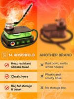 Load image into Gallery viewer, Black Hookah Set With Everything Premium Portable Hookah Set With Everything