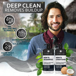 Load image into Gallery viewer, Mens Shampoo and Conditioner Set Sulfate Free and Clarifying For Men with Oily to Normal Hair Moisturizing and Thickening Biotin Keratin Tea Tree Oil Caffeine and Peppermint for Dandruff