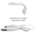Load image into Gallery viewer, Fish Tank Light Clip On Aquarium Light for Plants LED Lamp White for 5 Gallon