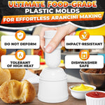 Load image into Gallery viewer, 2Pcs 160 g 5.65oz Round and Pointed Arancini Maker Molds Large Rice Mold Meat Balls Japanese Kitchen Gadgets Meatball Maker Sushi Rice Ball Maker Tool Cute Bento Accessories Rice Press Shaper