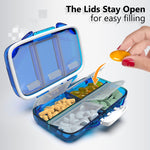 Load image into Gallery viewer, Travel Pill Organizer Moisture Proof Pill Holder Daily Pill Box 7 Compartments
