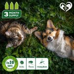 Load image into Gallery viewer, Topical Flea & Tick Drops for Dogs Cats & Rabbits Mosquito Repellent