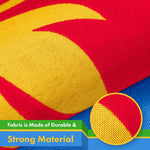 Load image into Gallery viewer, G128 5 Pack: Eritrea (Eritrean) Flag 3x5 feet Printed 150D Indoor/Outdoor, Vibrant Colors, Brass Grommets, Quality Polyester, Much Thicker More Durable Than 100D 75D Polyester