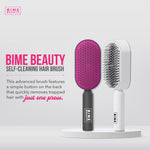 Load image into Gallery viewer, hair brushes for Women and Men Tangle Teezer Curly hair brush hair brush cleaner Comes with Self Cleaning Hair Brush Pink Purple