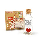 Load image into Gallery viewer, Romantic Present for Boyfriend Girlfriend Heart Love Gift In Beige Craft Box