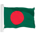 Load image into Gallery viewer, G128 Combo Pack: American USA Flag 3x5 Ft & Bangladesh Flag 3x5 Ft, Both Printed 150D Polyester, Indoor/Outdoor, Brass Grommets