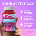 Load image into Gallery viewer, Keto ACV Gummies Advanced Weight Loss Tasty and Low Sugar Vinegar Gummies 1000mg