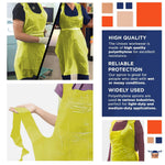Load image into Gallery viewer, Disposable Plastic Aprons for Adults 28x46 inch Pack of 100 Yellow Aprons