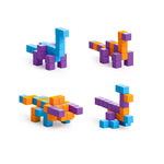 Load image into Gallery viewer, PIXIO Mini Dinos 80 Magnetic Blocks in 4 Colors