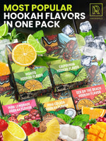 Load image into Gallery viewer, Cocktail Hookah Flavors Set 5 x 50g Non Tobacco Hookah Flavor for Your Hookah Bowl (Pina Colada Mohito Sex on The Beach Caipirinha Pink Lemonade) Hookah Bundle Pack of 5 Try These Tobacco