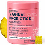 Load image into Gallery viewer, Vaginal Probiotics Gummies ph Balance for Women Prebiotics and Probiotics for Women Pineapple Gummies for Women for ph Balance and Vaginal Health Vaginal Odor Control 60 Gummies