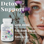 Load image into Gallery viewer, Liver Health with Milk Thistle Artichoke Extract Choline Advanced Liver Detox Capsules for Liver Cleanse Liver Repair Milk Thistle Liver Support (90 Capsules (Pack of 1))
