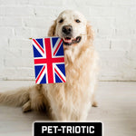Load image into Gallery viewer, G128 50 Pack Handheld United Kingdom UK Stick Flags 12x18 In Printed 150D Polyester, Country Flag, Solid Wooden Stick, Spear Gold Tip