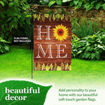 Load image into Gallery viewer, Garden Flag Home Sunflower on Rustic Wood 12x18 In Printed Blockout Polyester