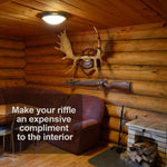 Load image into Gallery viewer, Gun Rack Wall Mount Hold Up Displays Horizontal Gun Rack and Shotgun Hooks