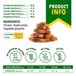 Load image into Gallery viewer, Dog Sweet Potato Wrapped with Chicken Pet Natural Chew Treats Grain Free Snacks