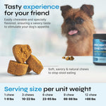Load image into Gallery viewer, Probiotics for Dogs Dog Probiotic Chews for Digestive and Gut Health Dental Immune System Support Chewable Prebiotic Soft Treats Wild Yam Yeast Powder Diarrhea and Bowel Support Supplement