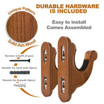 Load image into Gallery viewer, Gun Rack Wall Mount Natural Wood Hold Up Displays Horizontal Store Gun Rack