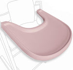Load image into Gallery viewer, High Chair Tray Compatible with Stokke Trip Trap Chair Ergonomic Curved Design Dusty Pink BPA Free Easy to Assemble