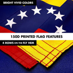 Load image into Gallery viewer, Combo Pack 6 Ft Tangle Free Spinning Flagpole White and Venezuela Flag 3x5 Ft