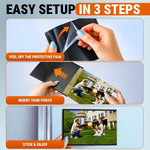 Load image into Gallery viewer, 15 Pack Magnetic Picture Pockets for Home Set 10 4x6 & 5 5x7 Black Magnet Picture Frames for Fridge Clear Photo Sleeve Holder Magnetic Picture Frames for Refrigerator Magnet Photo Display
