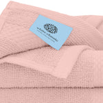 Load image into Gallery viewer, Luxury Cotton Washcloths Large Hotel Bathroom Face Towel 12 Pack Pink 13x13 in