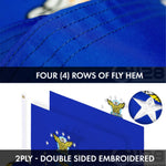 Load image into Gallery viewer, Combo Pack American USA Flag 3x5 Ft Single Sided and US Air Force Flag Double
