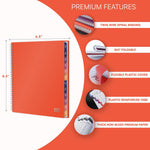 Load image into Gallery viewer, 2025 Appointment Book Planner 6.5x8.5 inch Peach Color Large Tabbed Daily