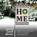 Load image into Gallery viewer, Combo Pack Garden Flag Stand Black 36x16 in and Garden Flag Everyday Decoration