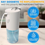Load image into Gallery viewer, Automatic Soap Dispenser Touchless 13.5 Oz Automatic Hand Soap Dispenser 4 Level Adjustable Foaming Rechargeable & Long Lasting Good for Kitchen Bathroom Hotels Restaurants & Office