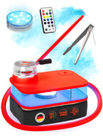 Load image into Gallery viewer, Red Hookah Set Premium Portable Hookah Set With Everything And Bag