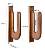 Load image into Gallery viewer, Surfboard Rack Holder Hooks Ash Tree Wood Eco Friendly Display Natural Finish