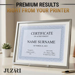 Load image into Gallery viewer, 100 Certificate Paper 8.5 x 11 inch for Printing Blank Certificate Papers for Award Certificates & Diploma Paper Premium Blue Border Award Papers Cardstock for Awards & Certificates Graduation