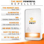 Load image into Gallery viewer, Ultrasonic Pest Repeller Plug in 2 Pack Repellent Control Get Rid of Mosquito