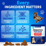 Load image into Gallery viewer, Probiotics for Dogs 70 Chews Duck Flavor Gut Health & Prebiotics