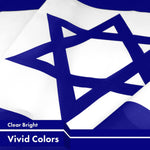 Load image into Gallery viewer, Israel Flag 3x5 Ft Lite Weave Printed 150D Polyester Brass Grommets for Outdoor