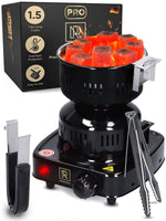 Load image into Gallery viewer, Multipurpose Electric Charcoal Starter Electric Charcoal Burner 450W with Tongs