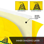 Load image into Gallery viewer, Gadsden Don't Tread On Me Flag 3x5 Ft Double Sided Embroidered 210D Polyester