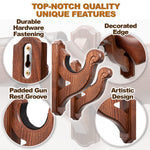 Load image into Gallery viewer, Gun Rack Wall Mount Hold Up Displays Horizontal Gun Rack and Shotgun Hooks