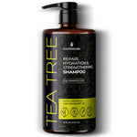 Load image into Gallery viewer, Tea Tree Shampoo with Castor Oil Rosemary Oil for Hair Growth 16 Oz Thinning