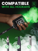 Load image into Gallery viewer, Black Hookah Pump Electric Hookah Starter with 1000 mAh Rechargeable Battery
