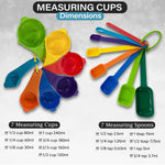 Load image into Gallery viewer, Measuring Cups and Spoons Set 15 Piece Plastic Measuring Cup Set for Liquid