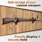 Load image into Gallery viewer, Gun Rack Wall Mount Hold Up Displays Horizontal Gun Rack and Shotgun Hooks