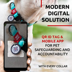 Load image into Gallery viewer, Waterproof Dog Collar Adjustable Glow in Dark for Medium Dogs 1016 inch Neck
